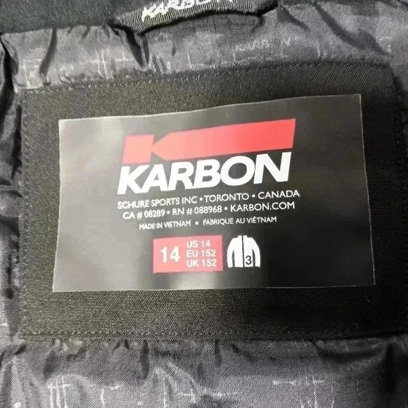 Karbon #3 Boys Ski/ Snowboarding Jacket. Size 14 🇨🇦 - Picture 4 of 9